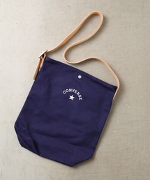 【CONVERSE】CANVAS LEATHER SHOULBAG