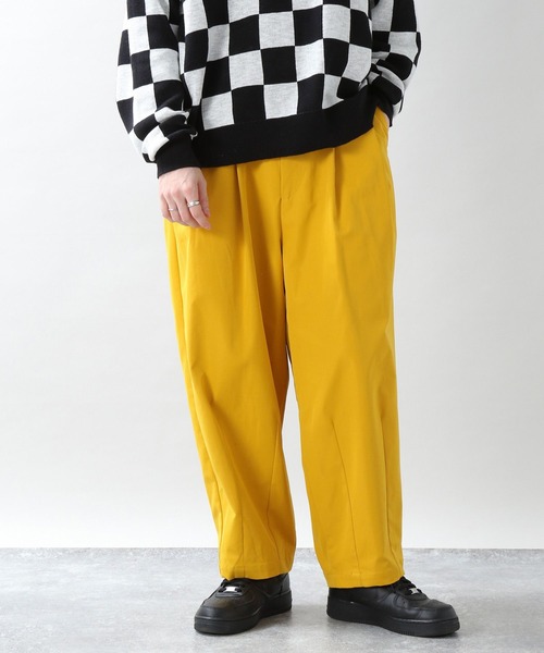 RAGEBLUE（レイジブルー）の「2タックバルーン/カラーワイドパンツ/261716（スラックス・メンズ・ホワイト/ブラック/パープル/イエロー/グリーン/ネイビー・SMALL/MEDIUM/LARGE）」の11枚目の写真