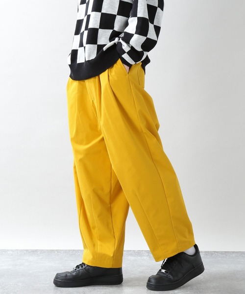 RAGEBLUE（レイジブルー）の「2タックバルーン/カラーワイドパンツ/261716（スラックス・メンズ・ホワイト/ブラック/パープル/イエロー/グリーン/ネイビー・SMALL/MEDIUM/LARGE）」の19枚目の写真