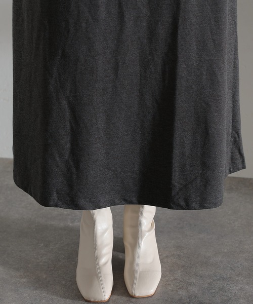 ElegChic(エレグシック)の「ミニ裏毛リラクシングワンピース(ワンピース・レディース・チャコールグレー/杢グレー・L/XXL/4L)」の14枚目の写真