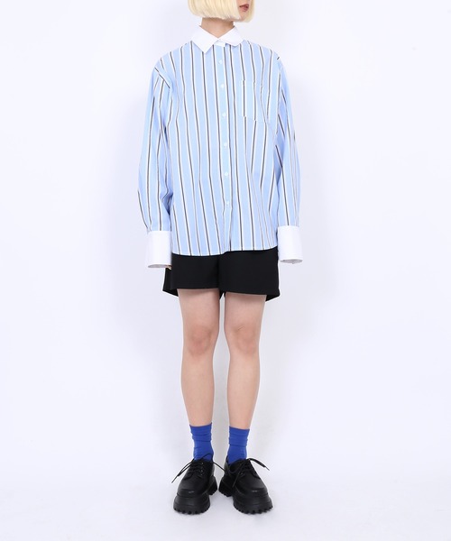 PUNYUS（プニュズ）の「2タックショートパンツ（その他パンツ・レディース・ブラック/オレンジ・1/2/4/3）」の9枚目の写真