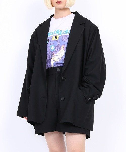 PUNYUS（プニュズ）の「2タックショートパンツ（その他パンツ・レディース・ブラック/オレンジ・1/2/4/3）」の10枚目の写真