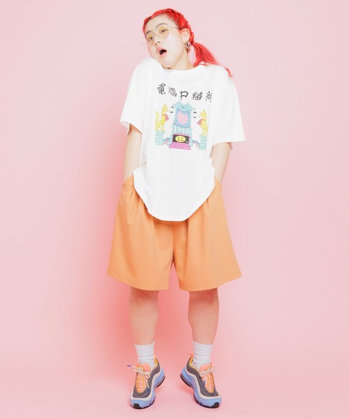 PUNYUS（プニュズ）の「2タックショートパンツ（その他パンツ・レディース・ブラック/オレンジ・1/2/4/3）」の11枚目の写真