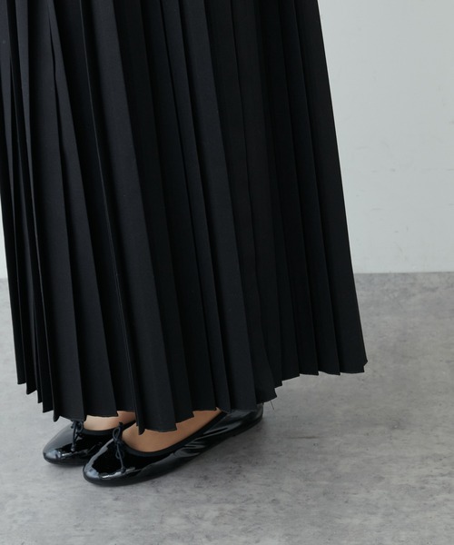 PUAL CE CIN（ピュアルセシン）の「【Du noir】プリーツスカート（スカート・レディース・ブラック/ベージュ/グレー・FREE）」の15枚目の写真