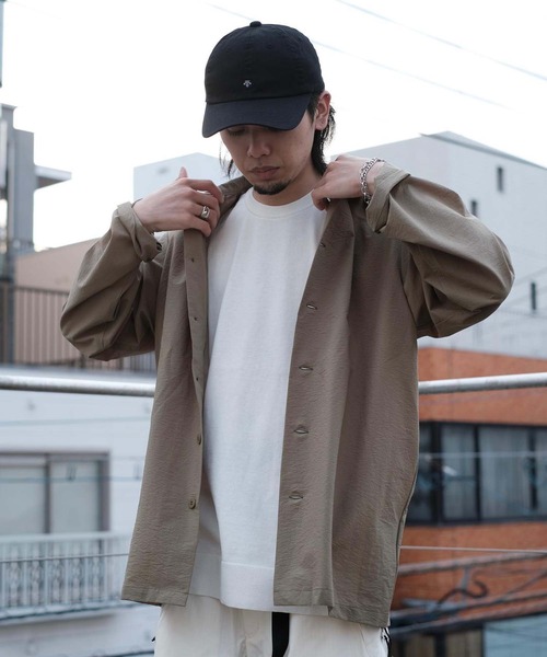 DESCENTE PAUSE(デサントポーズ)の「【デサントPAUSE】ユーティリティシャツ / UTILITY SHIRT 薄手 撥水 ストレッチ(シャツ/ブラウス・メンズ・ブラック/モスグリーン/ベージュ/ホワイト・X-LARGE/SMALL/MEDIUM/LARGE)」の3枚目の写真