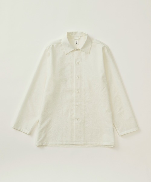 DESCENTE PAUSE(デサントポーズ)の「【デサントPAUSE】ユーティリティシャツ / UTILITY SHIRT 薄手 撥水 ストレッチ(シャツ/ブラウス・メンズ・ブラック/モスグリーン/ベージュ/ホワイト・X-LARGE/SMALL/MEDIUM/LARGE)」の2枚目の写真