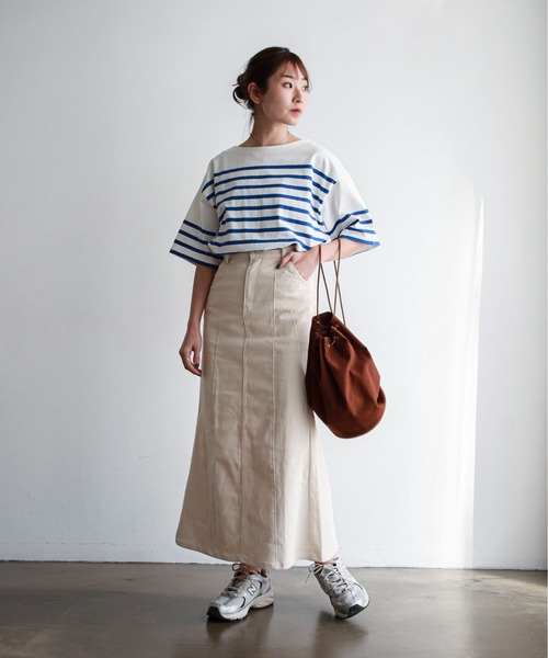 feepur(フェピュール)の「デニムマーメイドスカート(デニムスカート・レディース・ブラック/アイボリー/シルバーグレー・SMALL/MEDIUM)」の6枚目の写真