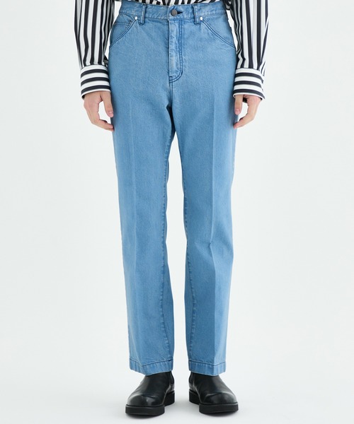 city（シティ）の「STRAIGHT DENIM（デニムパンツ・メンズ・グレー/インディゴブルー・1/2/3）」の20枚目の写真