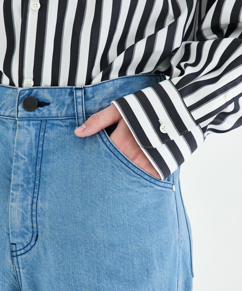 city（シティ）の「STRAIGHT DENIM（デニムパンツ・メンズ・グレー/インディゴブルー・1/2/3）」の15枚目の写真