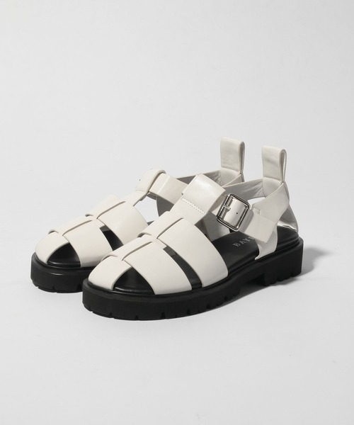 BAYFLOW（ベイフロー）の「グルカサンダル（サンダル・レディース・ブラック/アイボリー・MEDIUM/LARGE）」の9枚目の写真