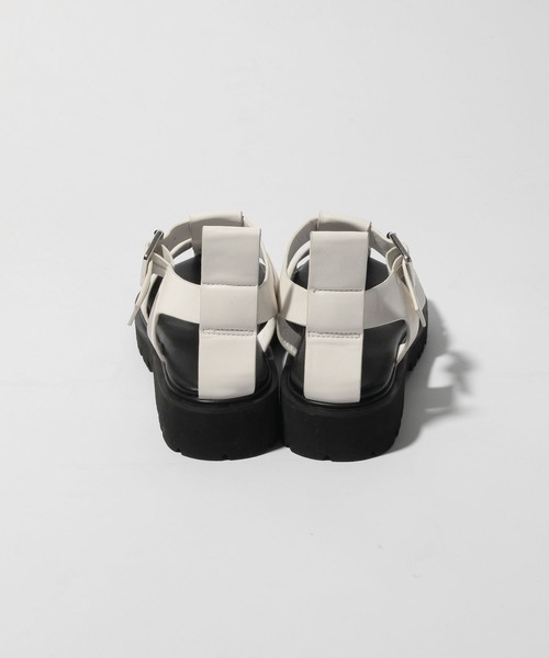 BAYFLOW（ベイフロー）の「グルカサンダル（サンダル・レディース・ブラック/アイボリー・MEDIUM/LARGE）」の12枚目の写真