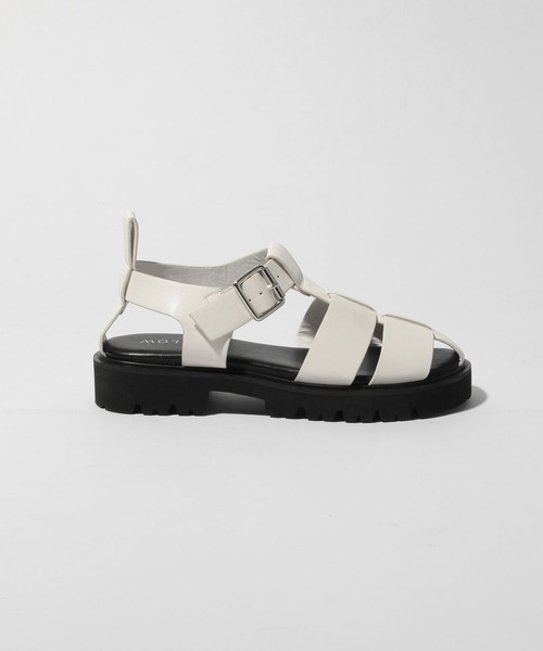 BAYFLOW（ベイフロー）の「グルカサンダル（サンダル・レディース・ブラック/アイボリー・MEDIUM/LARGE）」の13枚目の写真