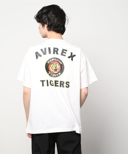 AVIREX（アヴィレックス）の「【Tigers×AVIREX】ショートスリーブ Tシャツ / SHORT SLEEVE T-SHIRT（Tシャツ/カットソー・メンズ・ホワイト/ブラック・MEDIUM/LARGE/X-LARGE/XX-LARGE）」の10枚目の写真