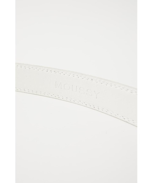 MOUSSY(マウジー)の「EYELET CANVAS ベルト(ベルト・レディース・オフホワイト/ブラック・FREE)」の8枚目の写真