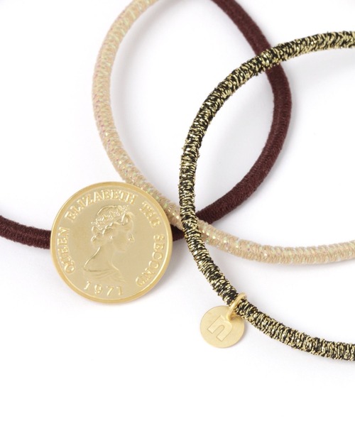 niko and...（ニコアンド）の「コインセットヘアゴム（ヘアゴム・レディース・グレー/イエロー・0）」の5枚目の写真