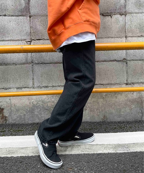 NO NEED(ノーニード)の「スリムフィットブラックデニム(デニムパンツ・メンズ・ブラック・LL/M/L)」の12枚目の写真