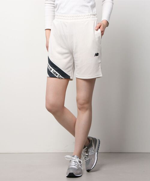 NEW BALANCE（ニューバランス）の「ニューバランス New Balance テリーショーツ_（その他パンツ・レディース・ブラック/オフホワイト・L/XL/M/S）」の2枚目の写真