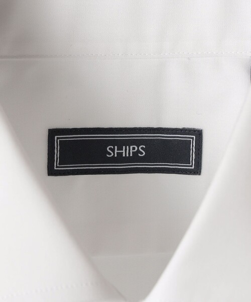 SHIPS(シップス)の「SHIPS: ワイドカラー ブロード 無地 シャツ(シャツ/ブラウス・メンズ・ホワイト・40/41/39/37/42/38)」の6枚目の写真