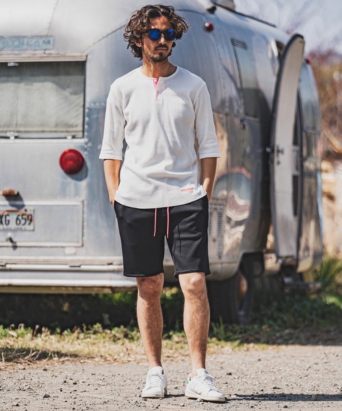 felkod(フィルコッド)の「mt7814- Neon Tape Thermal Half Sleeve Cut sew カットソー(Tシャツ/カットソー・メンズ・グレー×ピンク/ホワイト×ピンク/ブラック×イエロー・S/M/L)」の16枚目の写真