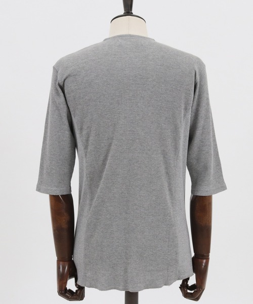 felkod(フィルコッド)の「mt7814- Neon Tape Thermal Half Sleeve Cut sew カットソー(Tシャツ/カットソー・メンズ・グレー×ピンク/ホワイト×ピンク/ブラック×イエロー・S/M/L)」の6枚目の写真