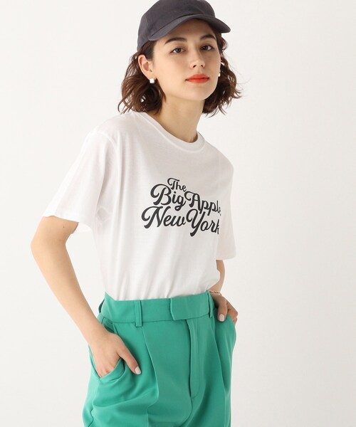 OPAQUE.CLIP（オペークドットクリップ）の「◆【GOOD ROCK SPEED】別注 US ロゴTシャツ（Tシャツ/カットソー・レディース・グリーン/ベビーピンク/ホワイト系・99）」の2枚目の写真