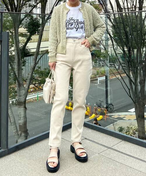 OPAQUE.CLIP（オペークドットクリップ）の「◆【GOOD ROCK SPEED】別注 US ロゴTシャツ（Tシャツ/カットソー・レディース・グリーン/ベビーピンク/ホワイト系・99）」の20枚目の写真