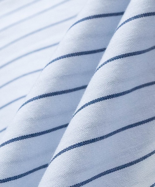 Limited Line Naive Magic（リミテッドラインナイーブマジック）の「【a】ブロードストライプワッペンワーク半袖シャツ（シャツ/ブラウス・メンズ・その他/ホワイト系その他/グリーン系その他/ブルー系その他・MEDIUM/LARGE）」の18枚目の写真