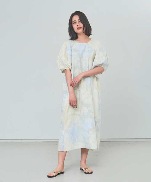 margaux（マルゴー）の「【MARGAUX】タイダイワンピース（ワンピース・レディース・イエロー/ブラック・フリー）」の2枚目の写真