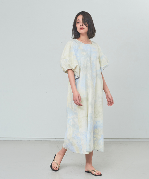 margaux（マルゴー）の「【MARGAUX】タイダイワンピース（ワンピース・レディース・イエロー/ブラック・フリー）」の3枚目の写真