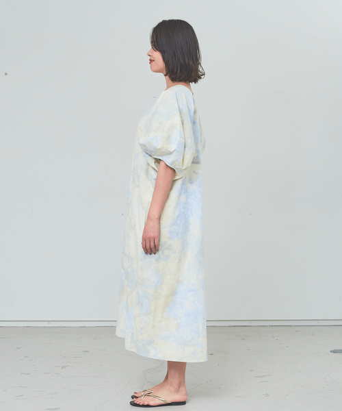 margaux（マルゴー）の「【MARGAUX】タイダイワンピース（ワンピース・レディース・イエロー/ブラック・フリー）」の5枚目の写真