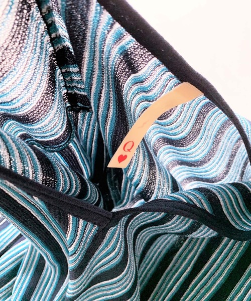 Q（キュー）の「カラーストライプニット（ニット/セーター・レディース・ブルー系その他/ピンク系その他・MEDIUM）」の13枚目の写真