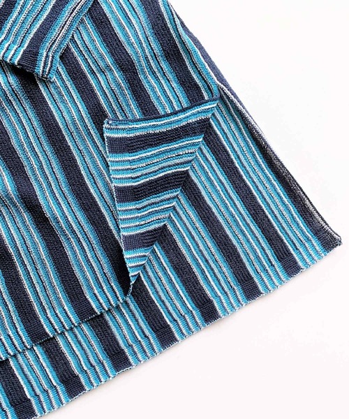 Q（キュー）の「カラーストライプニット（ニット/セーター・レディース・ブルー系その他/ピンク系その他・MEDIUM）」の12枚目の写真