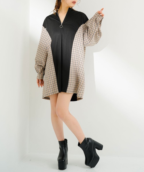 希少♡ウィッスルズ ミックスツイード ベルデッドオーバーコート オーバーサイズ sankyo shokai 爆買！レオパード キャット コート 毛皮 テーラー