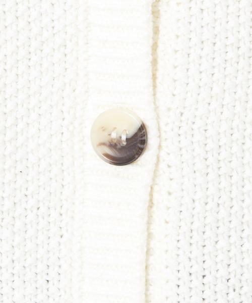 NOMINE（ノミネ）の「かぎ針カノコ3WAYベストプルーバーカーディガン（ニット/セーター・レディース・ホワイト/ブラック/ダークブラウン/ピンク・フリー）」の12枚目の写真