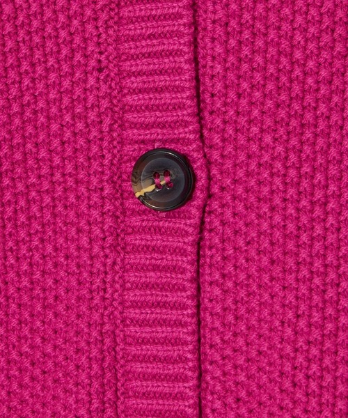 NOMINE（ノミネ）の「かぎ針カノコ3WAYベストプルーバーカーディガン（ニット/セーター・レディース・ホワイト/ブラック/ダークブラウン/ピンク・フリー）」の20枚目の写真