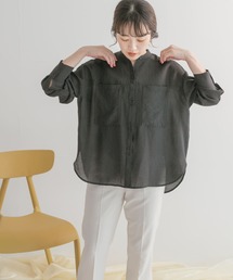 シアーポケットシャツ