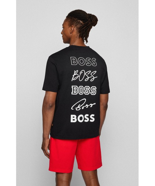 ラバープリントロゴ Tシャツ カットソー コットンジャージー Boss ボス のtシャツ カットソー ラバープリントロゴ Tシャツ Tシャツ カットソー Tシャツ を購入できます Hugo Boss ボス のファッション 魅了