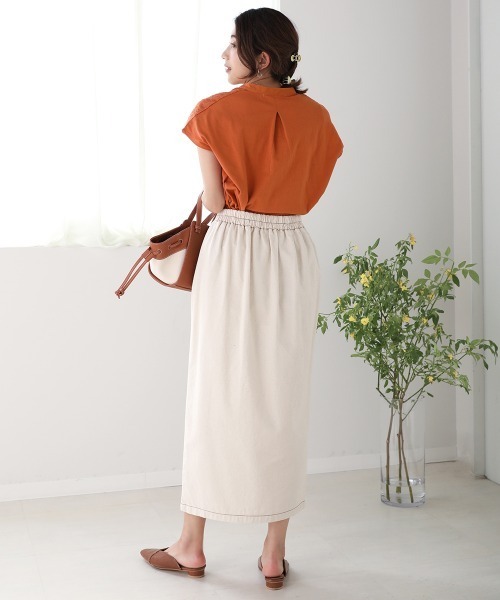 Bou Jeloud（ブージュルード）の「【WEB限定】レースカフタンチュニック（シャツ/ブラウス・レディース・ブラック/オフホワイト/オレンジ・FREE）」の15枚目の写真