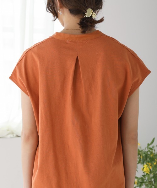 Bou Jeloud（ブージュルード）の「【WEB限定】レースカフタンチュニック（シャツ/ブラウス・レディース・ブラック/オフホワイト/オレンジ・FREE）」の20枚目の写真