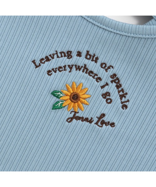 JENNI love(ジェニィラブ)の「テレコ袖メローバックリボントップス(Tシャツ/カットソー・キッズ・ブラック/ピンク/サックスブルー・130cm/160cm/150cm/140cm)」の11枚目の写真