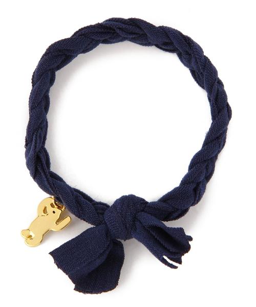 coen(コーエン)の「シフォンヘアゴムブレス(ヘアゴム・レディース・ベージュ/ライトピンク/ライトブルー/ネイビー・フリー)」の3枚目の写真