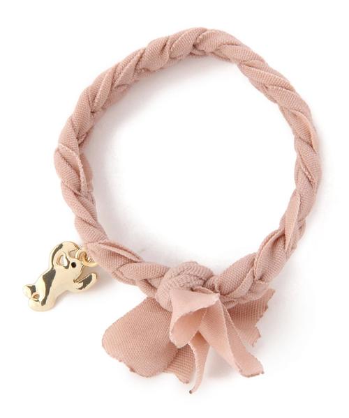 coen(コーエン)の「シフォンヘアゴムブレス(ヘアゴム・レディース・ベージュ/ライトピンク/ライトブルー/ネイビー・フリー)」の4枚目の写真