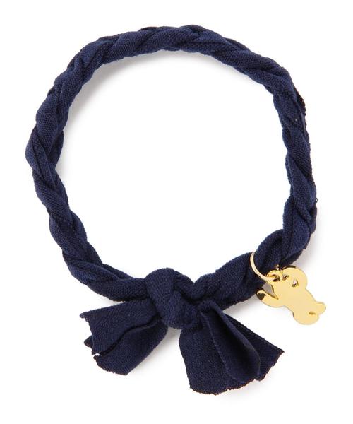 coen(コーエン)の「シフォンヘアゴムブレス(ヘアゴム・レディース・ベージュ/ライトピンク/ライトブルー/ネイビー・フリー)」の5枚目の写真