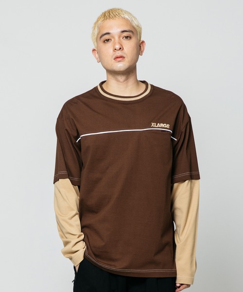 XLARGE（エクストララージ）の「EMBROIDERY LAYERD L/S TEE（Tシャツ 