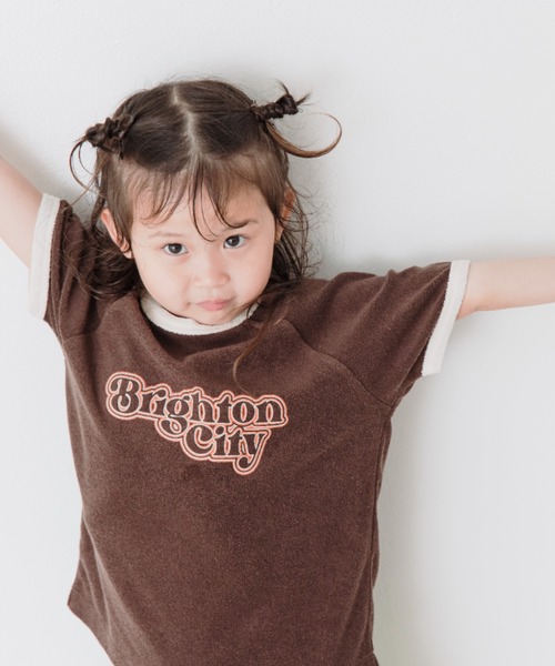 LOWRYS FARM（ローリーズファーム）の「パイルプリントＴＥＥ　294780（Tシャツ/カットソー・キッズ・アイボリー/ブルー/ブラウン・150cm/140cm/130cm/120cm/110cm）」の3枚目の写真