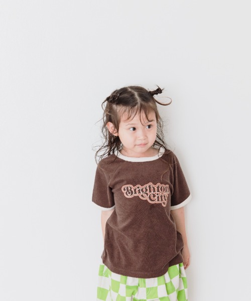 LOWRYS FARM（ローリーズファーム）の「パイルプリントＴＥＥ　294780（Tシャツ/カットソー・キッズ・アイボリー/ブルー/ブラウン・150cm/140cm/130cm/120cm/110cm）」の12枚目の写真