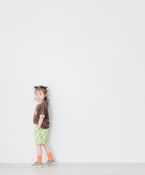 LOWRYS FARM（ローリーズファーム）の「パイルプリントＴＥＥ　294780（Tシャツ/カットソー・キッズ・アイボリー/ブルー/ブラウン・150cm/140cm/130cm/120cm/110cm）」の15枚目の写真