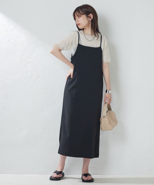 natural couture(ナチュラルクチュール)の「シアー半袖配色ニット(ニット/セーター・レディース・ブラック/オフホワイト/サックスブルー/オレンジ/その他1・FREE)」の20枚目の写真