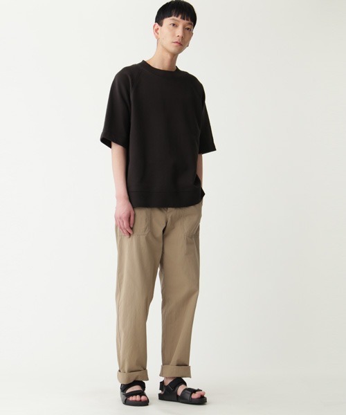 MHL.（エムエイチエル）の「NATURAL WASHED COTTON（その他パンツ・メンズ・グレー系その他4/ベージュ系その他3・SMALL/MEDIUM/LARGE）」の3枚目の写真