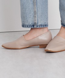 HIMIKO | 【HIMIKO】メタルラインソフトレザーフラットパンプス/621301(パンプス)